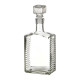 Бутылка (штоф) "Кристалл" стеклянная 0,5 литра с пробкой  в Кирове
